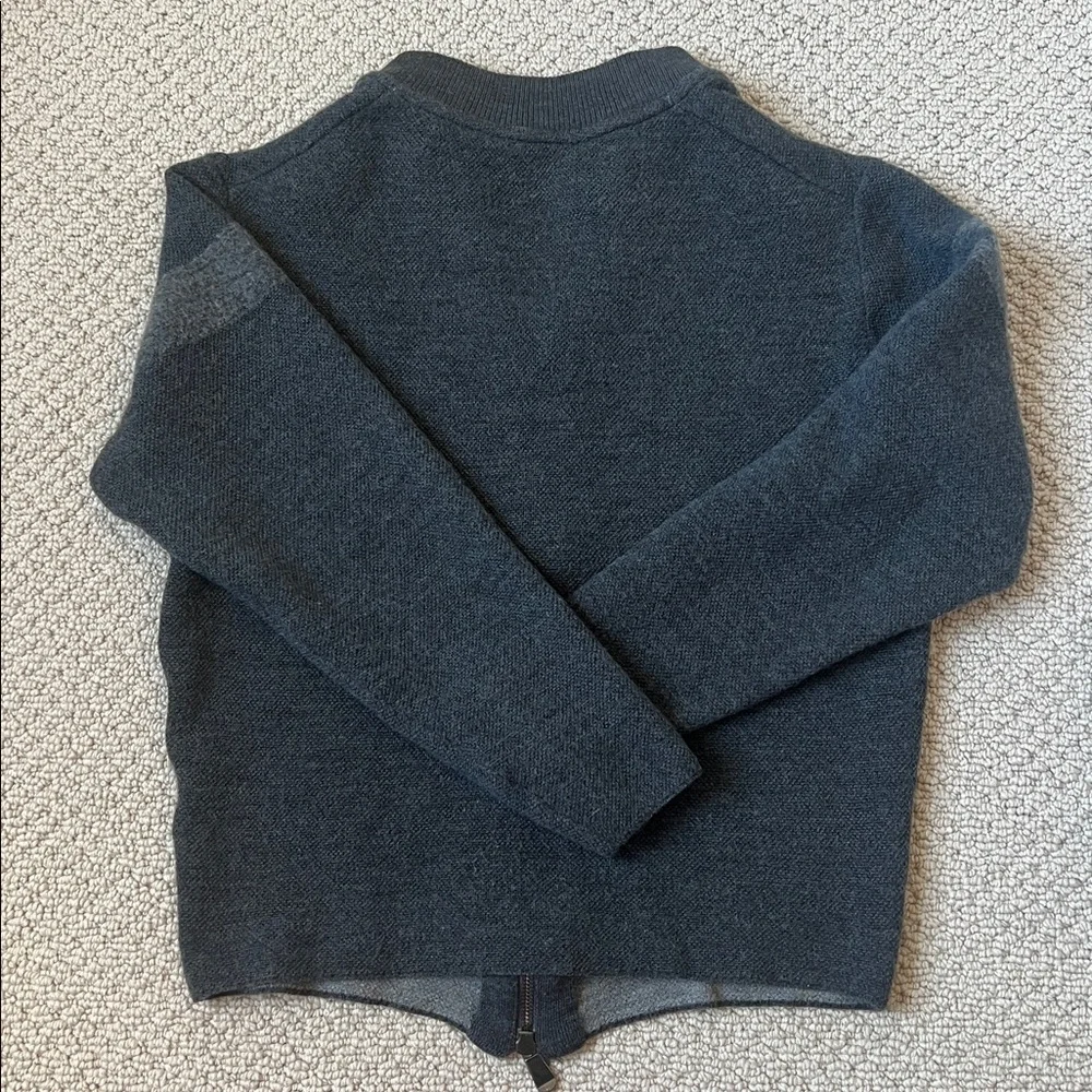 Robert Barakett Dark Gray Zip Up Sweater - Picture 4 of 4